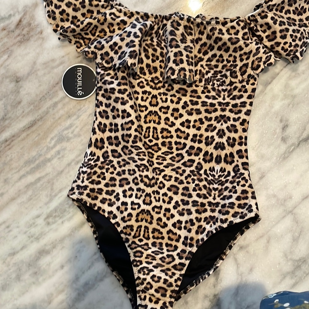 Mouille one piece leopard bathing suit.  *New*